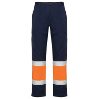 NAVY/FLUOR ORANGE