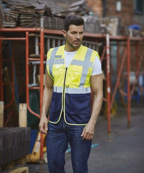 Yoko Top Cool - Hi-Vis mesh executive waistcoat