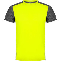 FLUOR YELLOW/HEATHER BLACK