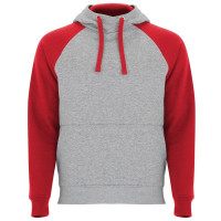 HEATHER GREY/RED