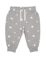 Heather Grey, White Stars